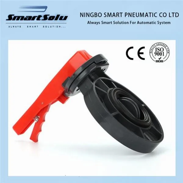 UPVC prirubnički leptir ventil